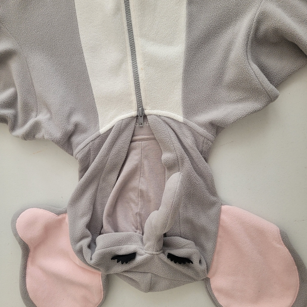 Womens Small Elephant Pajama Onesie